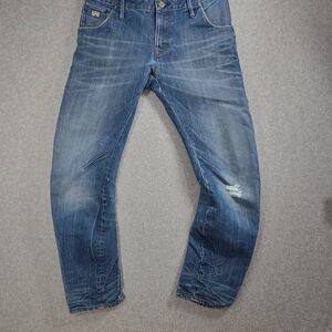 G STAR RAW JEANS ARC 3D Slim 31x30 (Fits 30x29) Distressed ripped